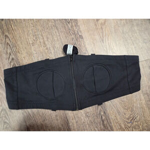 Simple Wishes Adjustable Hands Free Pumping Bra Black Large Plus Brand New